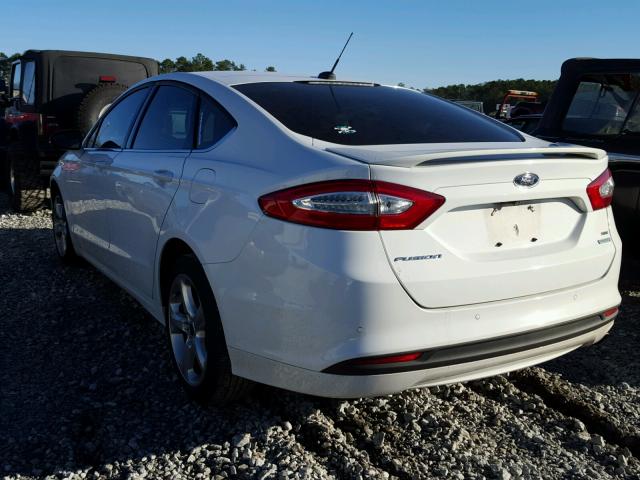 3FA6P0HD4GR349868 - 2016 FORD FUSION SE WHITE photo 3