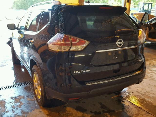 KNMAT2MV7FP555864 - 2015 NISSAN ROGUE S BLACK photo 3