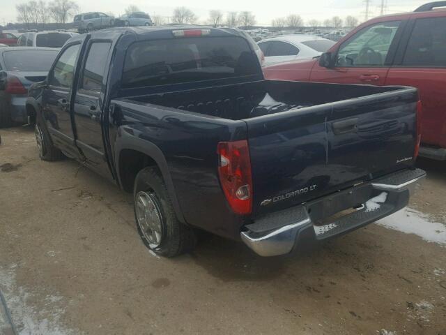 1GCCS13E788145876 - 2008 CHEVROLET COLORADO BLUE photo 3