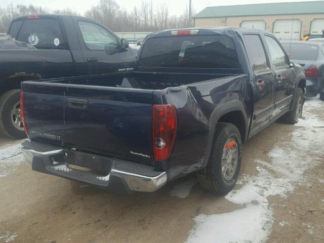 1GCCS13E788145876 - 2008 CHEVROLET COLORADO BLUE photo 4