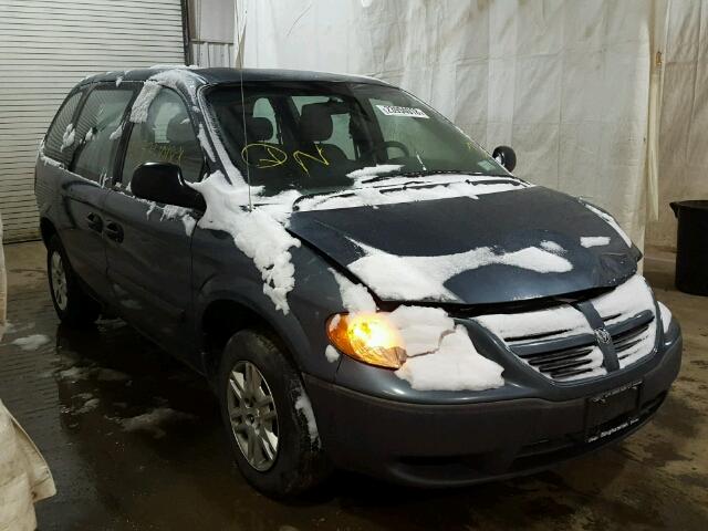 1D4GP25BX6B563203 - 2006 DODGE CARAVAN SE GRAY photo 1