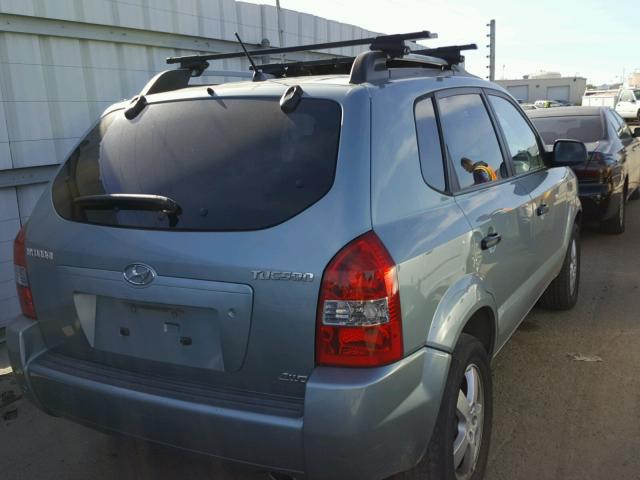 KM8JM72B35U219014 - 2005 HYUNDAI TUCSON GL SILVER photo 4