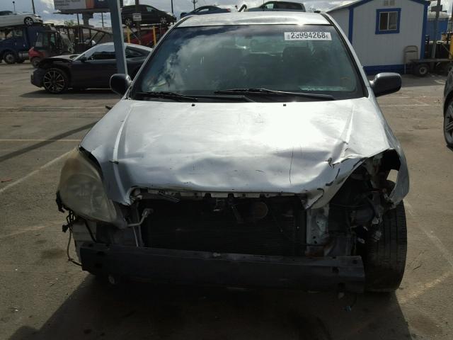 2T1KR32E47C685144 - 2007 TOYOTA COROLLA MA SILVER photo 9