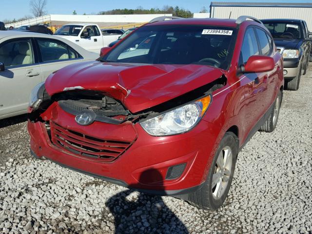 KM8JU3AC4BU151904 - 2011 HYUNDAI TUCSON GLS RED photo 2