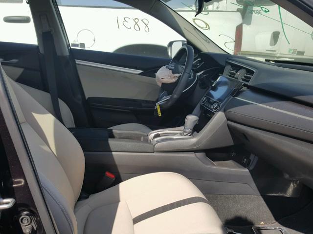 2HGFC2F87GH503171 - 2016 HONDA CIVIC EX შავი ფოტო 5