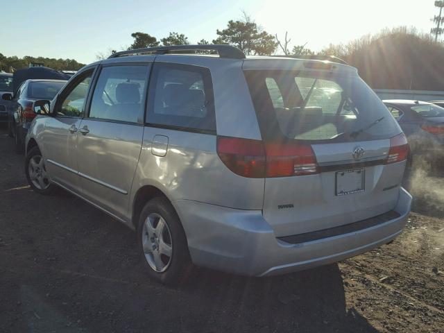 5TDZA23CX5S383536 - 2005 TOYOTA SIENNA CE SILVER photo 3