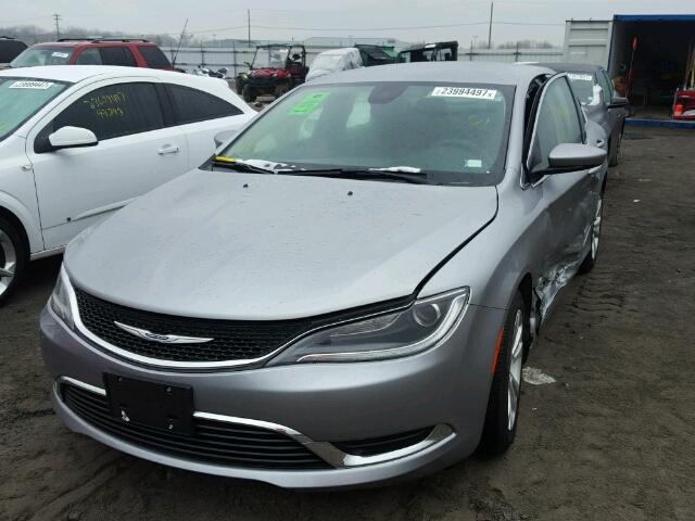 1C3CCCAB5FN613804 - 2015 CHRYSLER 200 LIMITE GRAY photo 2