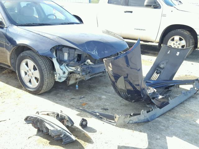 2G1WB5EK4A1167942 - 2010 CHEVROLET IMPALA LT BLUE photo 9