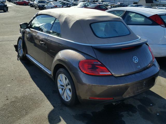 3VW5A7AT0FM816634 - 2015 VOLKSWAGEN BEETLE TDI BROWN photo 3