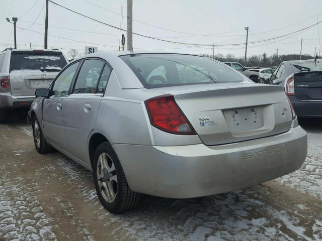 1G8AL52F44Z205522 - 2004 SATURN ION LEVEL SILVER photo 3