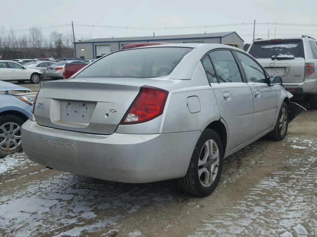 1G8AL52F44Z205522 - 2004 SATURN ION LEVEL SILVER photo 4