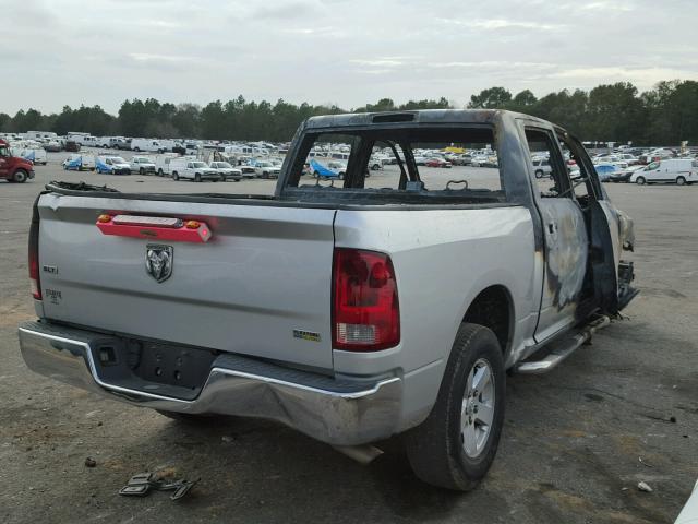 1D7RB1CPXAS245058 - 2010 DODGE RAM 1500 GRAY photo 4