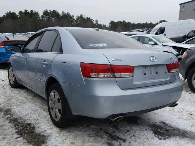 5NPET46F98H333215 - 2008 HYUNDAI SONATA GLS GRAY photo 3