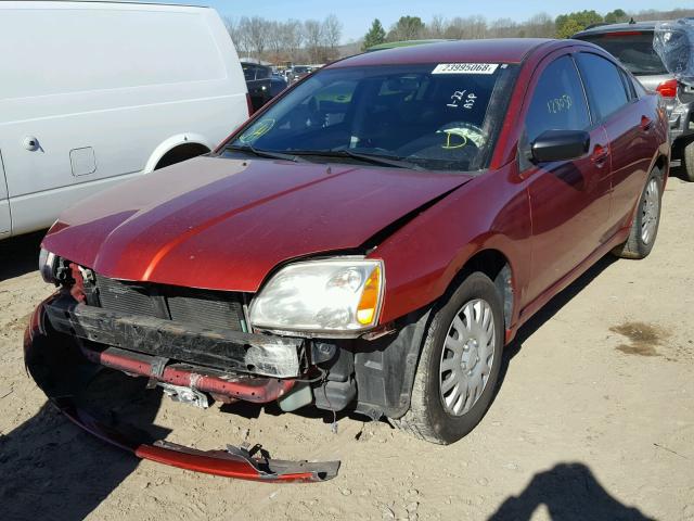 4A3AB36F68E022768 - 2008 MITSUBISHI GALANT ES RED photo 2