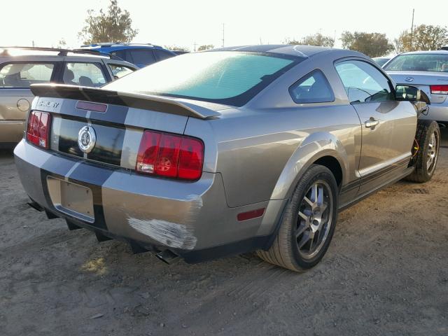 1ZVHT88S085198797 - 2008 FORD MUSTANG SH GRAY photo 4