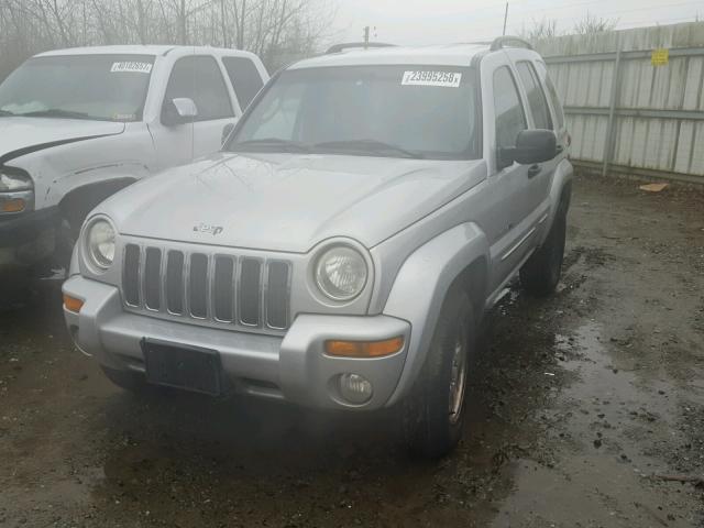 1J4GL58K42W160725 - 2002 JEEP LIBERTY LI GRAY photo 2