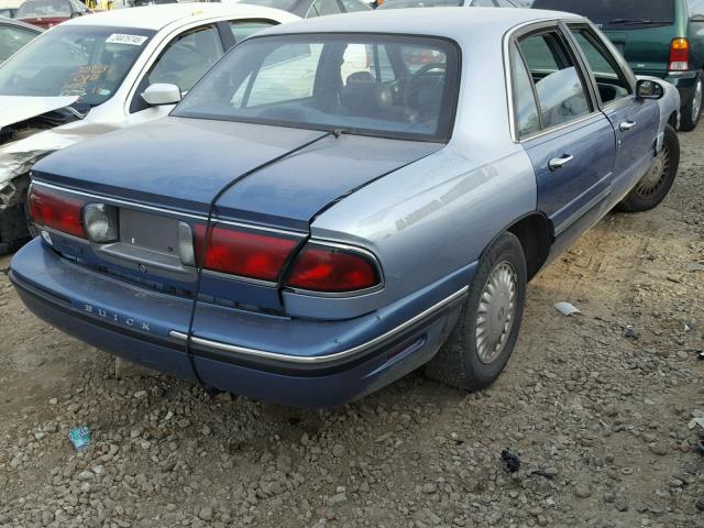 1G4HP52K1VH590627 - 1997 BUICK LESABRE CU BLUE photo 4