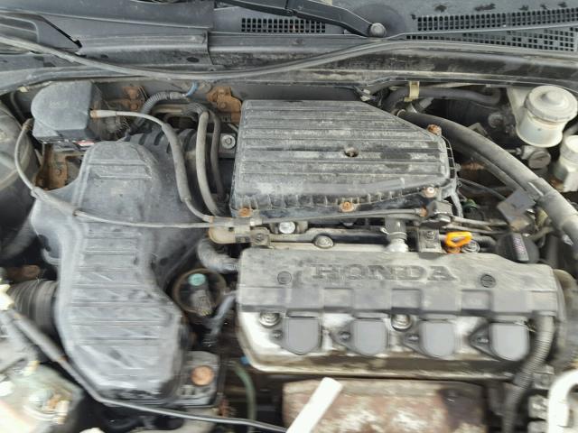 2HGES15574H567478 - 2004 HONDA CIVIC LX GRAY photo 7