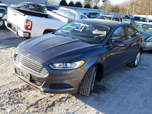 3FA6P0H71GR240794 - 2016 FORD FUSION SE SILVER photo 2