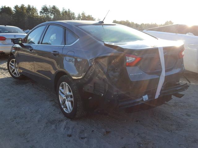 3FA6P0H71GR240794 - 2016 FORD FUSION SE SILVER photo 3