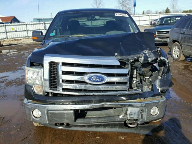 1FTRX14VX9FA41308 - 2009 FORD F150 SUPER BLACK photo 9