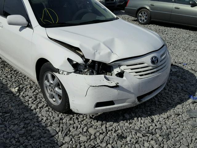 4T1BK46K29U582543 - 2009 TOYOTA CAMRY SE WHITE photo 9