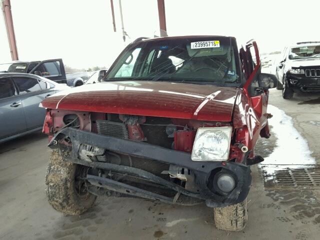 1FMZU67K45UA65712 - 2005 FORD EXPLORER S RED photo 10