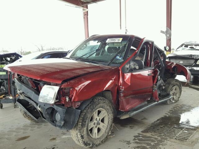 1FMZU67K45UA65712 - 2005 FORD EXPLORER S RED photo 2