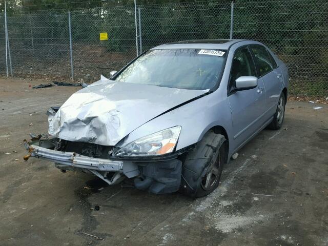 1HGCM56834A037055 - 2004 HONDA ACCORD EX SILVER photo 2