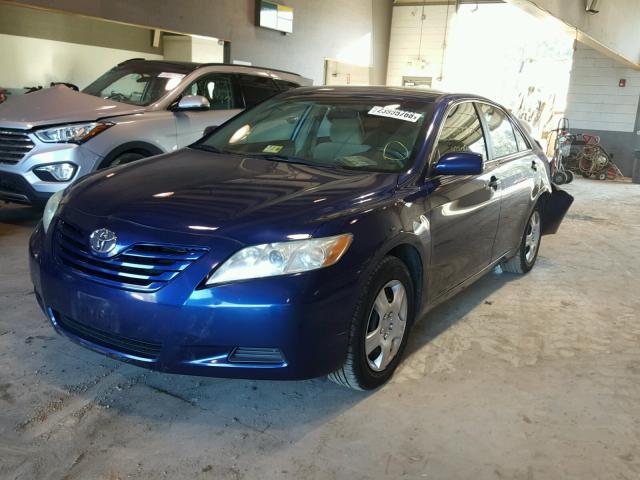 4T1BE46K59U265041 - 2009 TOYOTA CAMRY BASE BLUE photo 2