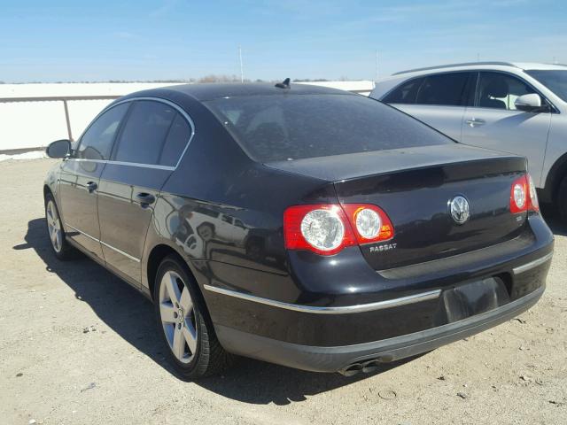 WVWAK73C98P110139 - 2008 VOLKSWAGEN PASSAT KOM BLACK photo 3