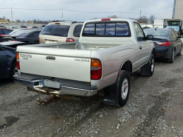 4TAPM62N0YZ668608 - 2000 TOYOTA TACOMA SILVER photo 4