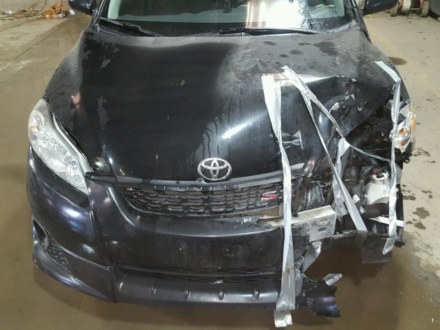 2T1KE40E69C003985 - 2009 TOYOTA COROLLA MA BLACK photo 7