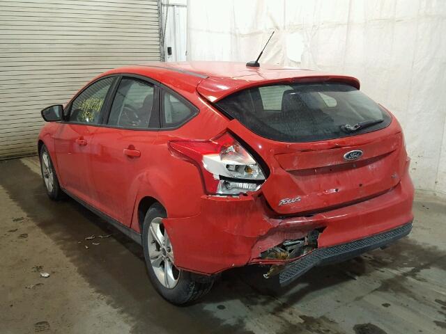 1FADP3K28EL315802 - 2014 FORD FOCUS SE RED photo 3