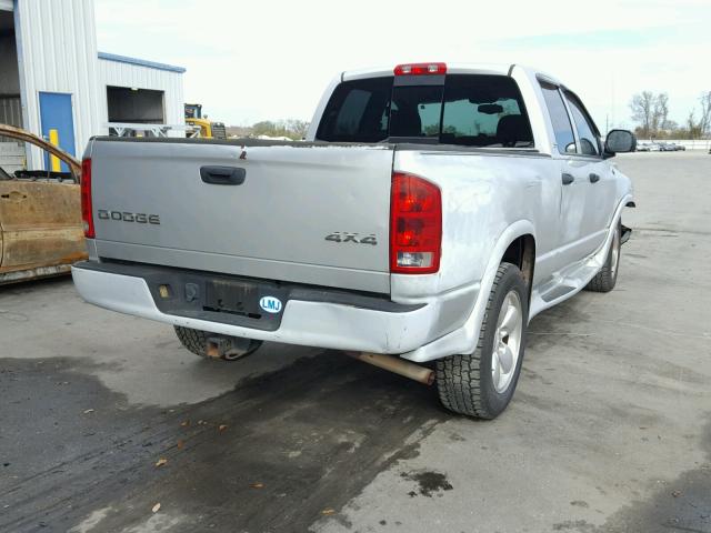 1D7HU18Z82J263548 - 2002 DODGE RAM 1500 SILVER photo 4