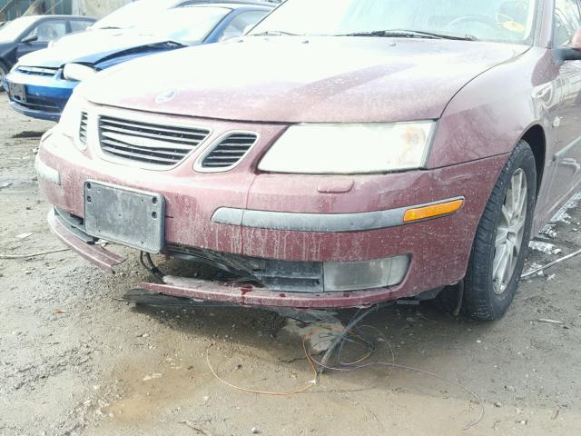 YS3FB49S231009628 - 2003 SAAB 9-3 LINEAR BURGUNDY photo 9