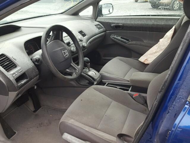 2HGFA16397H032841 - 2007 HONDA CIVIC DX BLUE photo 5