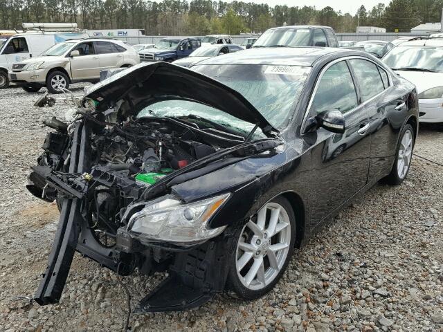 1N4AA51E99C805327 - 2009 NISSAN MAXIMA S BLACK photo 2