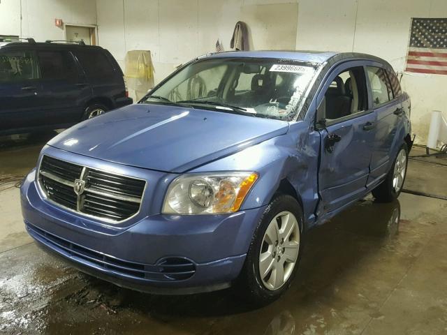 1B3HB48B77D252892 - 2007 DODGE CALIBER SX BLUE photo 2