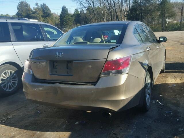 1HGCP26758A046682 - 2008 HONDA ACCORD EX GOLD photo 4