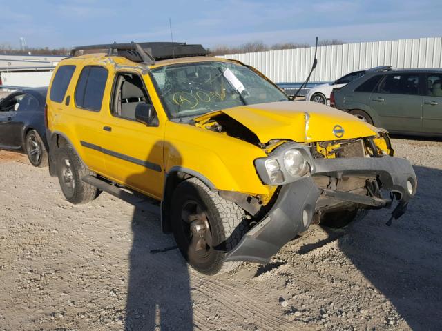 5N1ED28T83C655137 - 2003 NISSAN XTERRA XE YELLOW photo 1