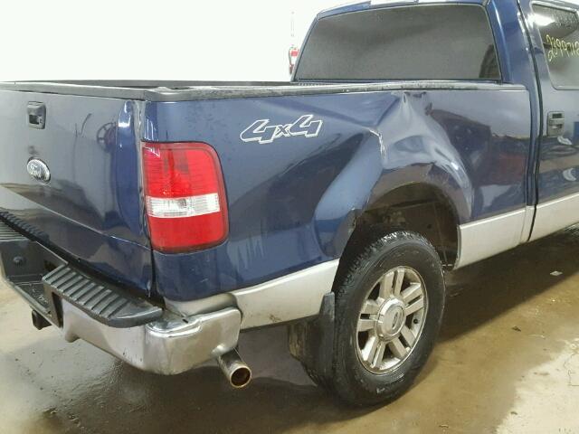 1FTRW14W88FA47389 - 2008 FORD F150 SUPER BLUE photo 9