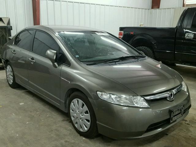 1HGFA16596L063414 - 2006 HONDA CIVIC LX CHARCOAL photo 1