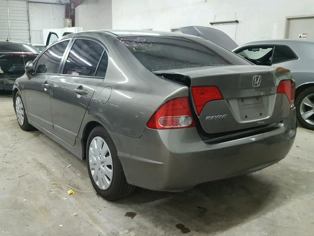 1HGFA16596L063414 - 2006 HONDA CIVIC LX CHARCOAL photo 3