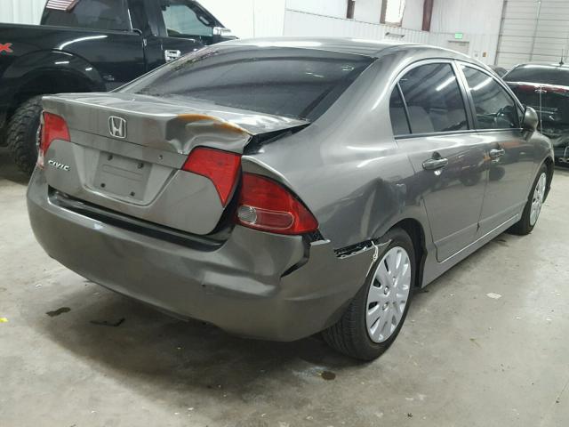 1HGFA16596L063414 - 2006 HONDA CIVIC LX CHARCOAL photo 4