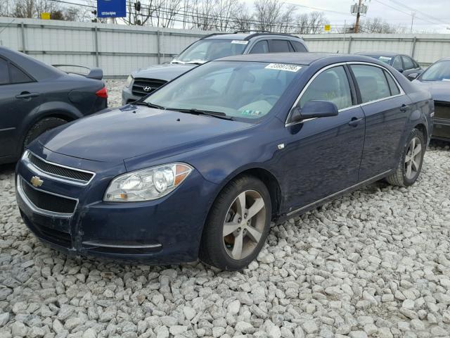 1G1ZJ57B284308390 - 2008 CHEVROLET MALIBU 2LT BLUE photo 2