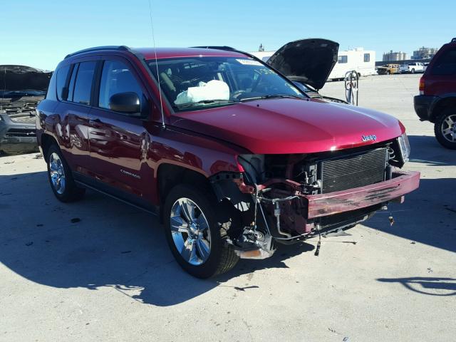 1C4NJCBA1GD665339 - 2016 JEEP COMPASS SP RED photo 1