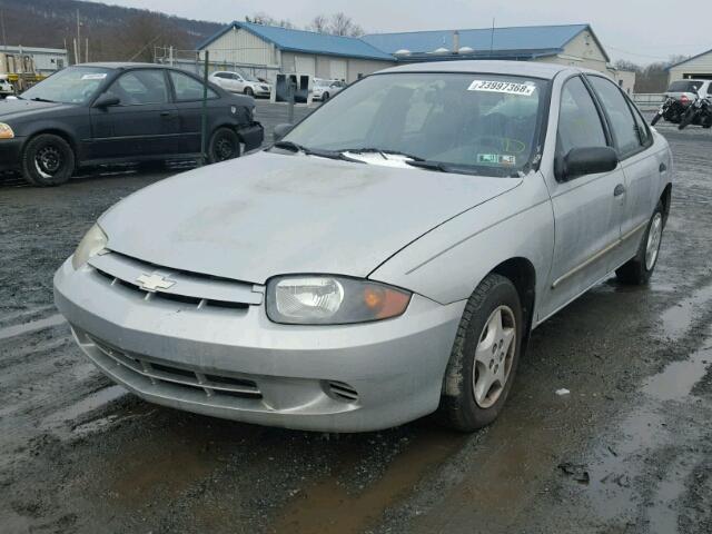 1G1JC52F357131408 - 2005 CHEVROLET CAVALIER SILVER photo 2