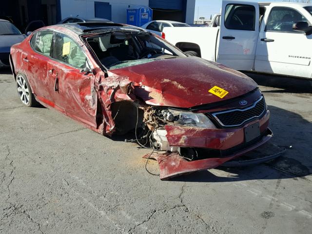 5XXGR4A65DG131153 - 2013 KIA OPTIMA SX RED photo 1