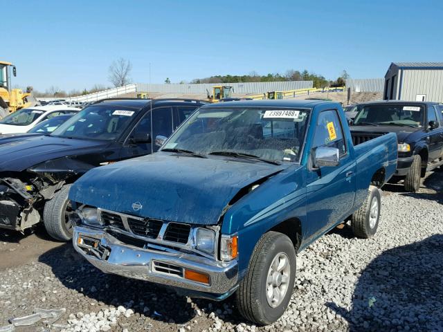 1N6SD11S0TC380010 - 1996 NISSAN TRUCK BASE GREEN photo 2